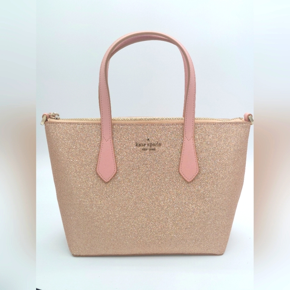 Kate spade Rose Gold Glitter purse/satchel